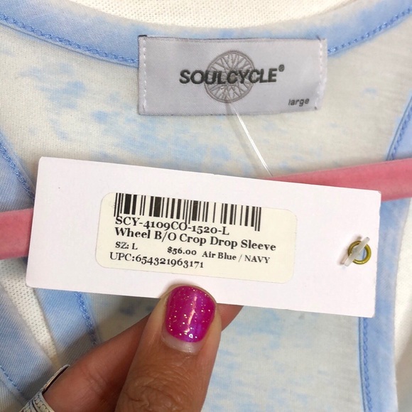 SOULCYCLE light blue workout/tank top 💙 - Picture 4 of 9
